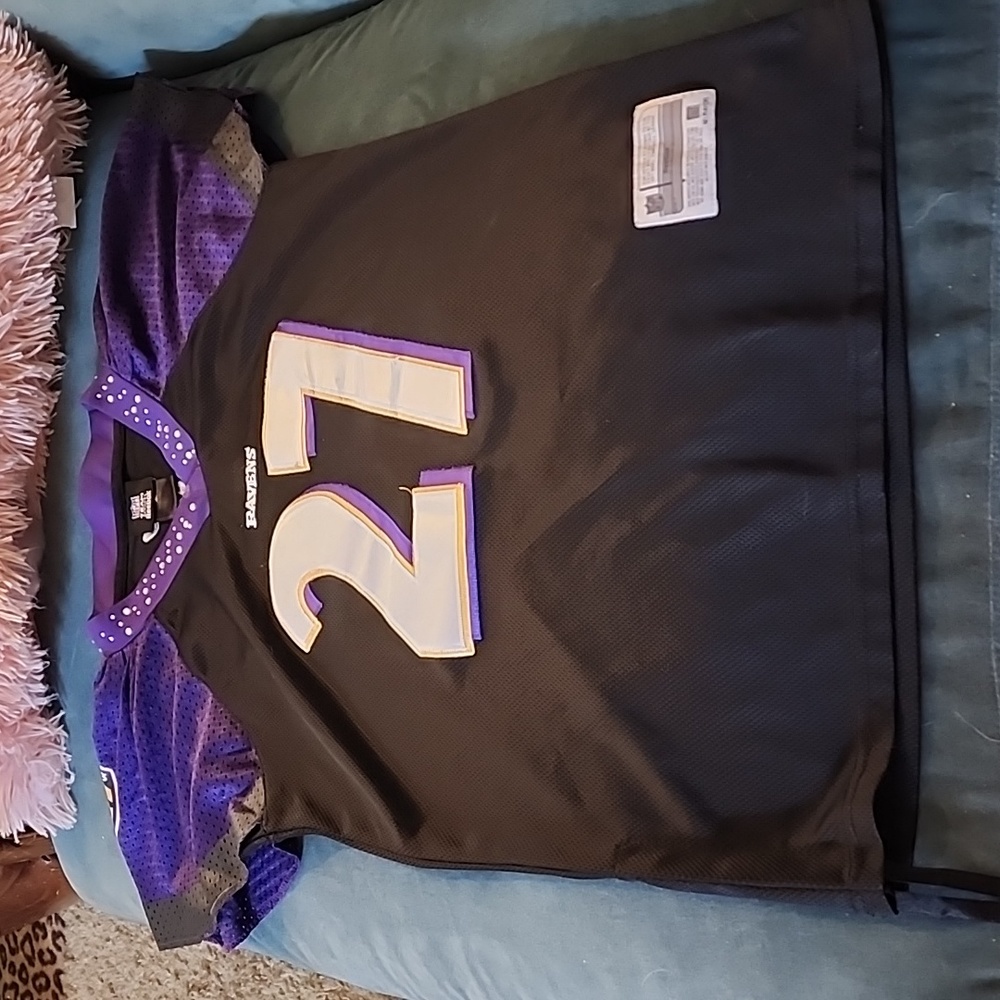 NFL Ravens Rice 27 jersey shirt